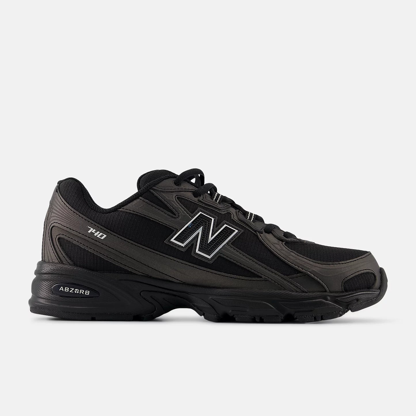 New Balance 740 - Unisex - Black Silver Metallic