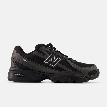New Balance 740 - Unisex - Black Silver Metallic