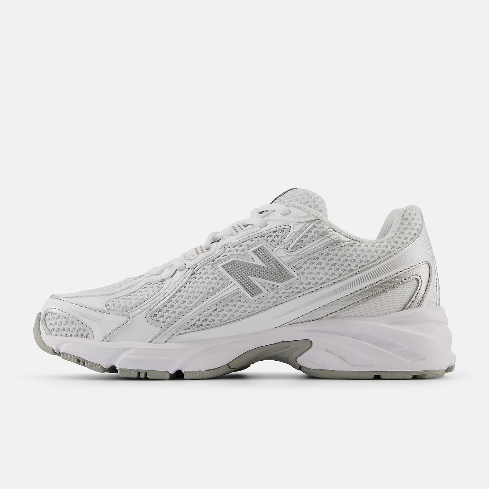 New Balance 740 - Unisex - Triple White Silver
